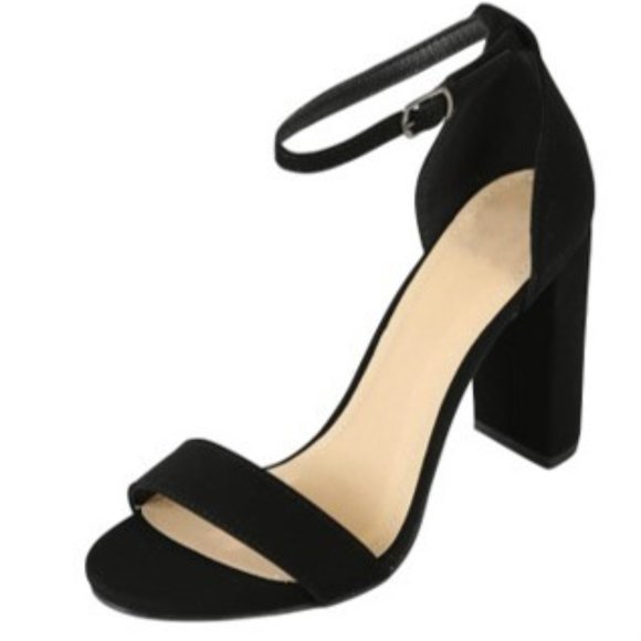 Mark and Maddux Shoes - Mark and Maddux Open Toe Block High Heels